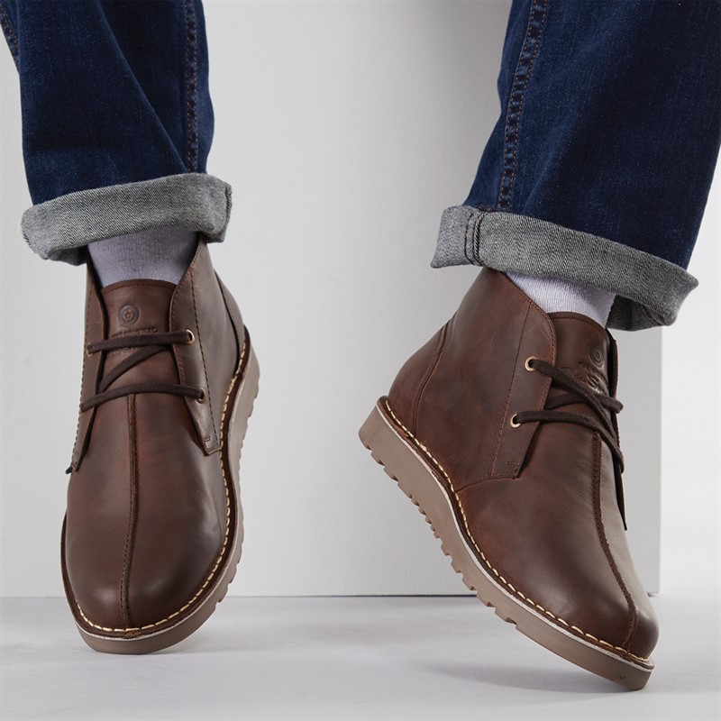 Ben Sherman Herren Townshend 2 Chukka Stiefel Gewachst Braun