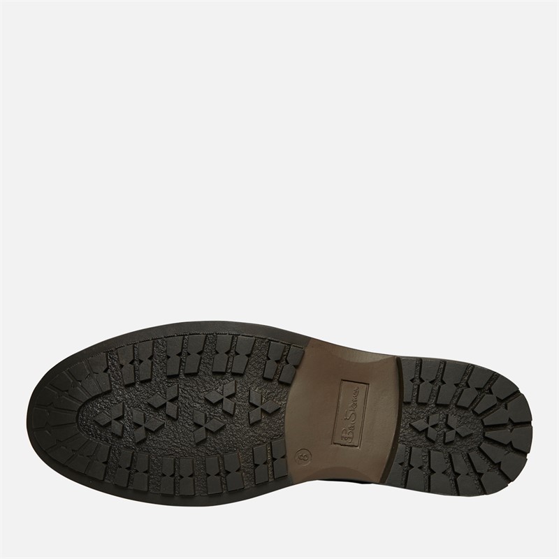 Ben Sherman Herren Vincent Chelsea Stiefel Schwarz