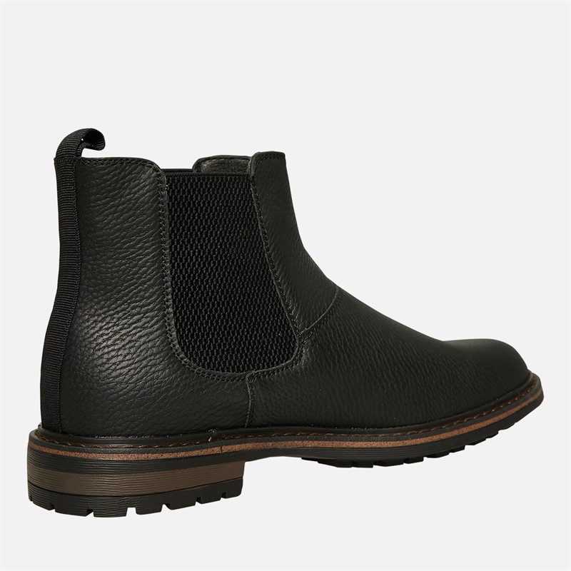 Ben Sherman Herren Vincent Chelsea Stiefel Schwarz