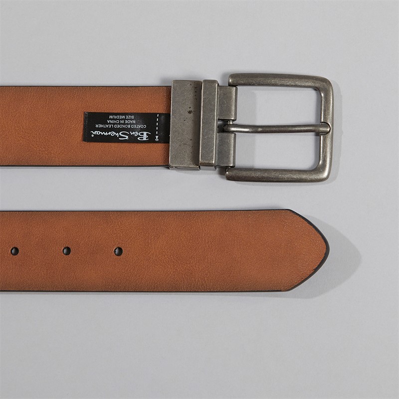 Ben Sherman Mens Goodwin Reversible Belt Black/Tan