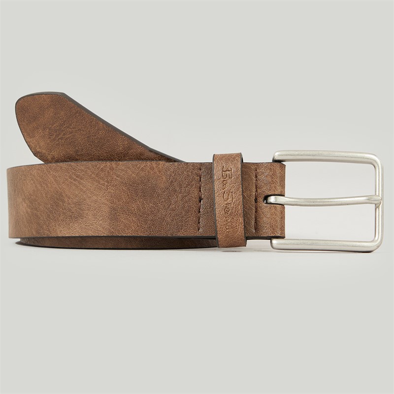 Ben Sherman Mens Foley Casual Belt Natural