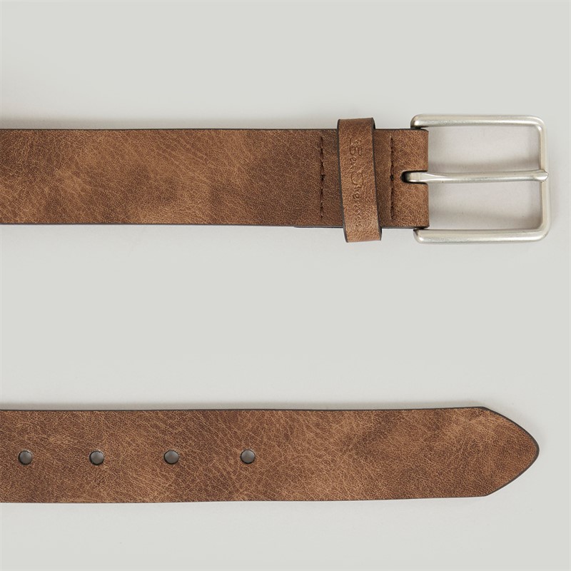 Ben Sherman Mens Foley Casual Belt Natural