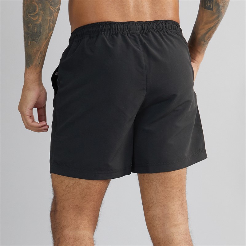 Ben Sherman Mens Plain Swim Shorts Black