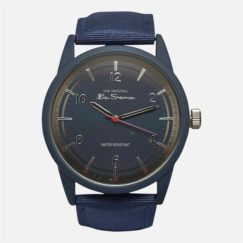 Ben Sherman Mens Strap Watch With Dial Navy - Size OS