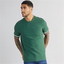 Ben Sherman Mens Pique T-Shirt Green