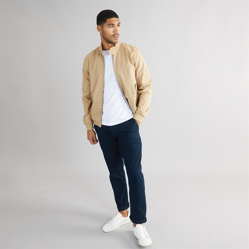 Ben Sherman Mens Signature Harrington Jacket Sand