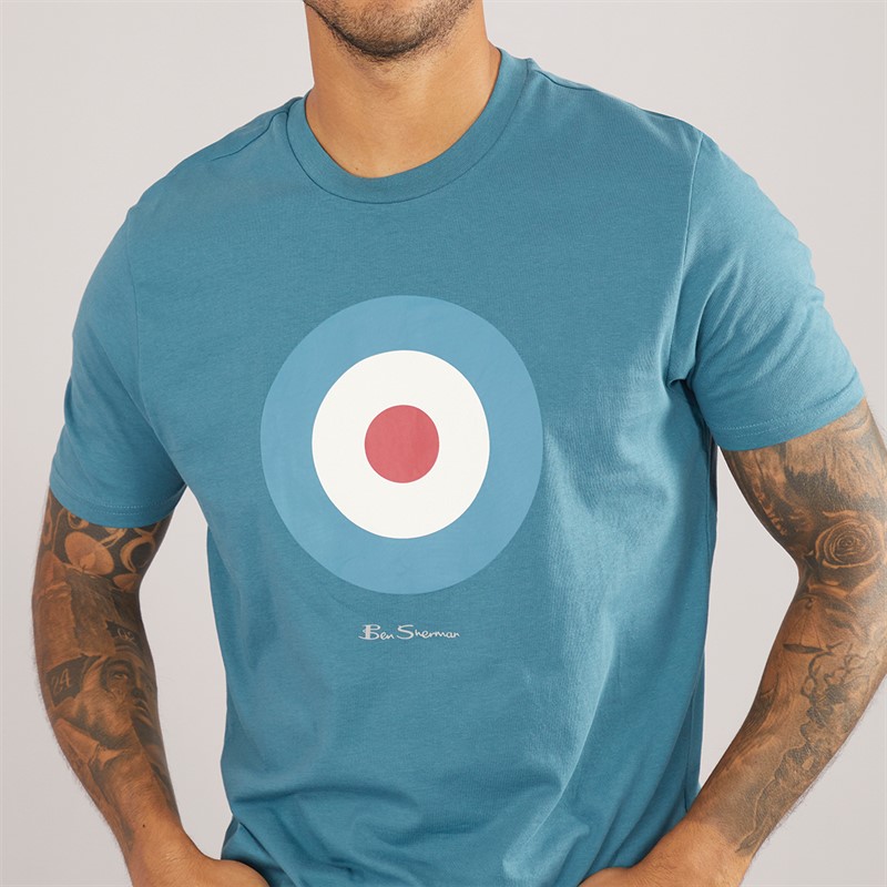 Ben Sherman T-shirt Homme Target - Turquoise