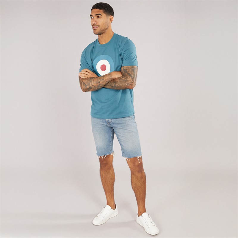 Ben Sherman T-shirt Homme Target - Turquoise