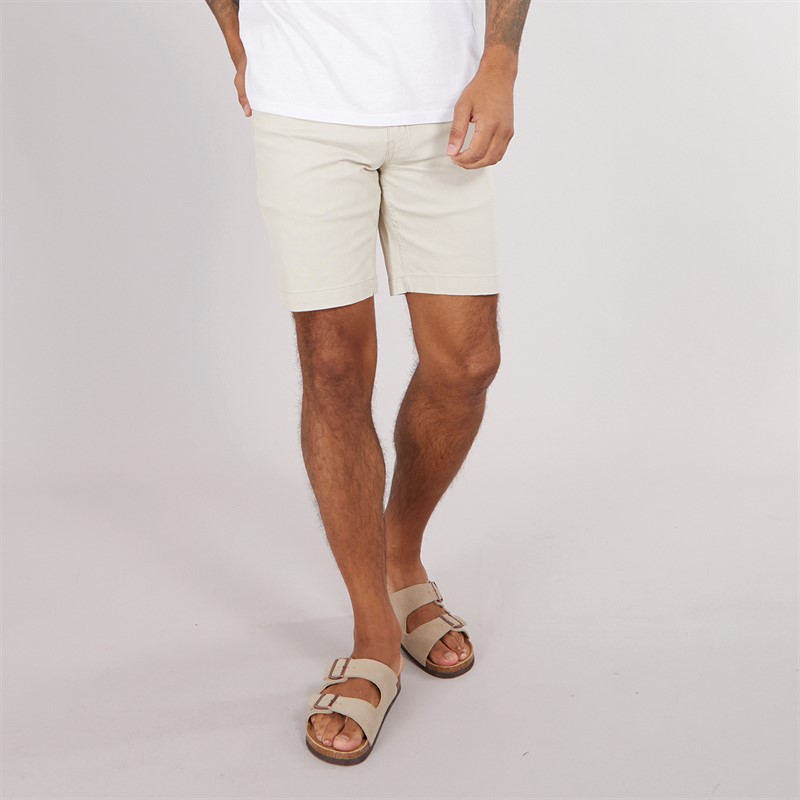 Ben Sherman Mens Five Pocket Bedford Cord Shorts Putty