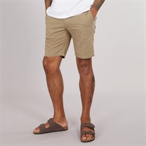 Ben Sherman Mens Relaxed Waist Linen Blend Shorts Stone