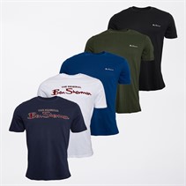Ben Sherman T-shirts Homme par lot de 5 Multi
