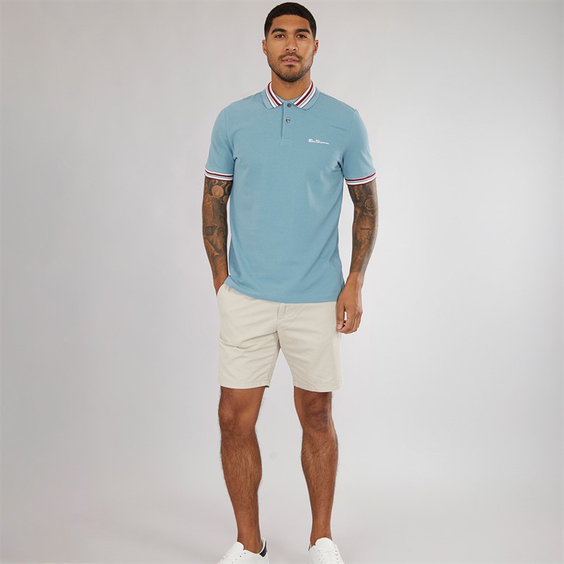 Ben Sherman Mens House Collar Polo Shirt Petrol