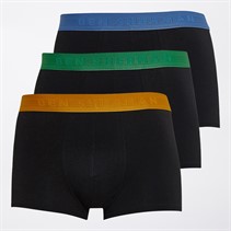 Ben Sherman Mens Bo Three Pack Boxer Trunks Black