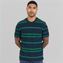 Ben Sherman Mens Mixed Stripe T-Shirt Dark Navy