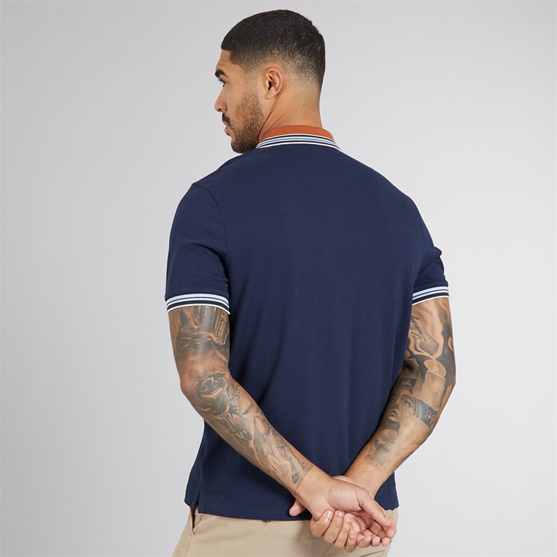 Ben Sherman Mens House Collar Polo Shirt Dark Navy