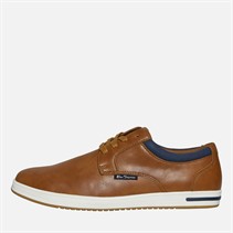 Ben Sherman Mens Detour Derby Shoes Tan Pu