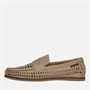 Ben Sherman Mens Miami Woven Deck Shoes Sand