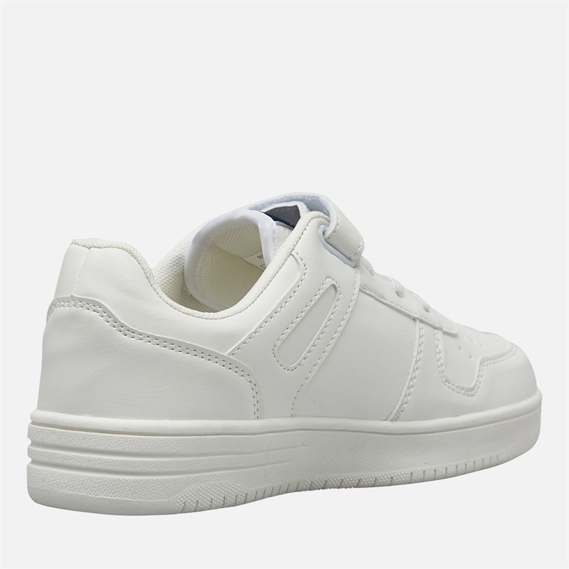 Ben Sherman Junior Boys Bronx Strap Trainers White