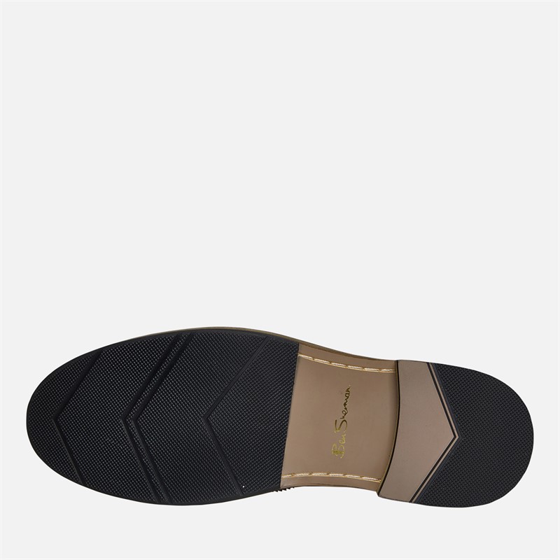 Ben Sherman Mens Triumph II Brogue Shoes Burnished Tan