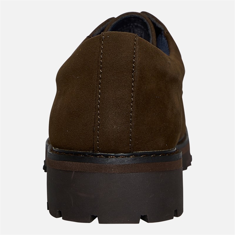 Ben Sherman Mens Chesterley Derby Shoes Brown Imi Suede