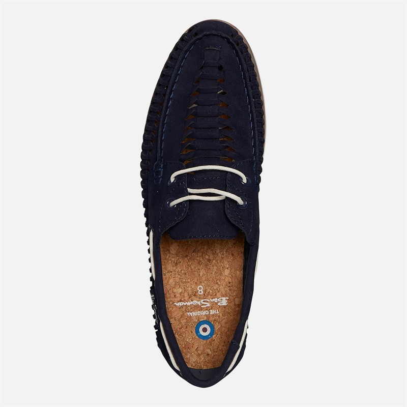 Ben Sherman Mens Miami Deck Shoes Navy