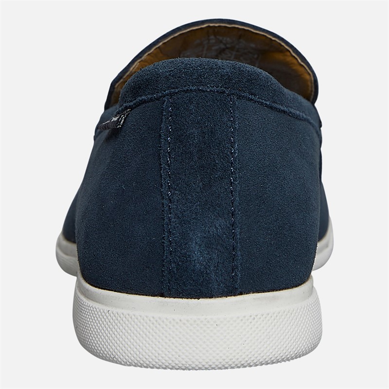 Ben Sherman Mens Amarillo Loafers Navy Suede