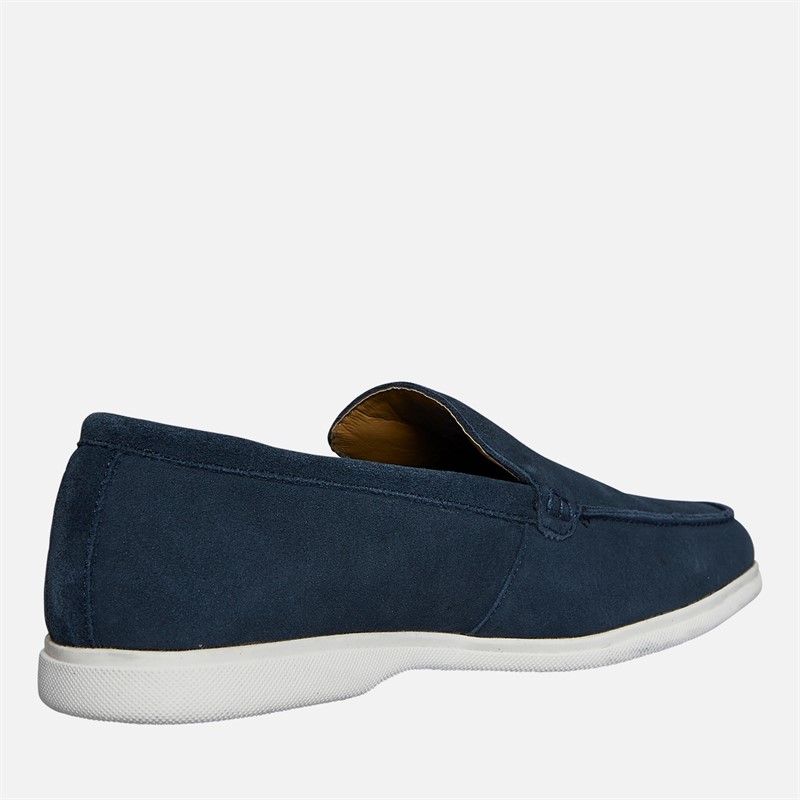 Ben Sherman Mens Amarillo Loafers Navy Suede