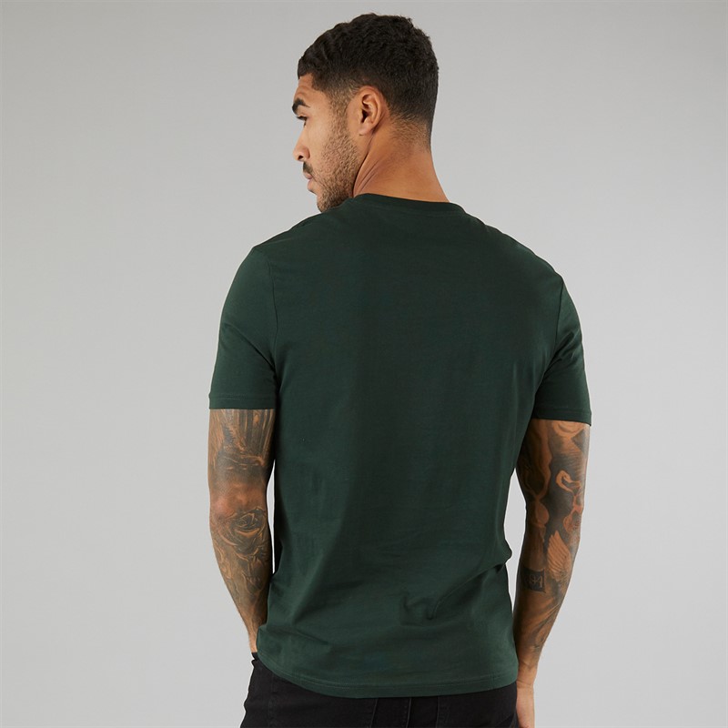 Ben Sherman Mens Seasonal Stripe T-Shirt Dark Green