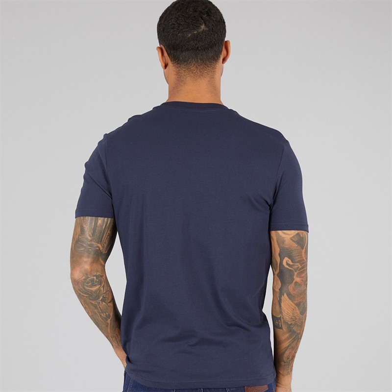 Ben Sherman Mens Varsity T-Shirt Dark Navy