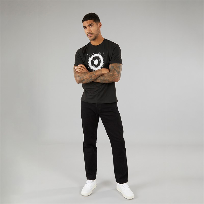 Ben Sherman Mens Festival Crowd T-Shirt Black