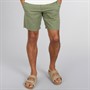 Ben Sherman Mens Linen Shorts Olive