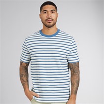 Ben Sherman Mens Honeycomb Stripe T-Shirt Airforce