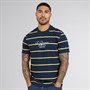 Ben Sherman Mens Stripe Script T-Shirt Dark Navy
