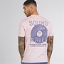 Ben Sherman Mens Ocean Record Graphic T-Shirt Blush Pink
