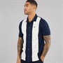 Ben Sherman Mens Mid Pique Polo Shirt Dark Navy