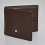 Ben Sherman Mens Wilder Pebble Leather Bi Fold Wallet Brown
