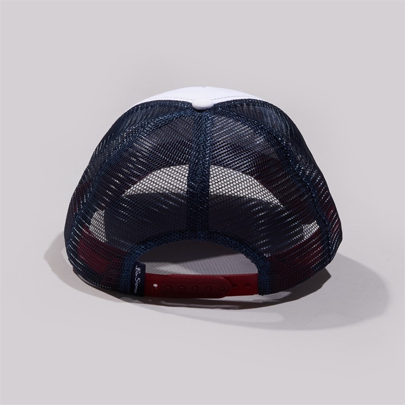 Ben Sherman Mens Record Shop Trucker Cap Navy