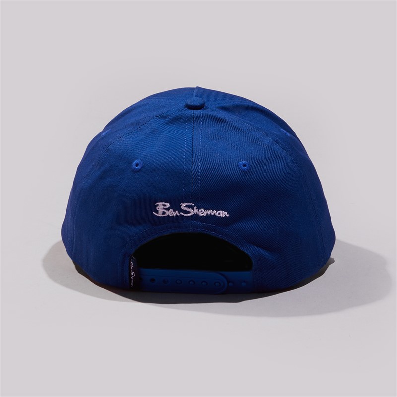 Ben Sherman Mens Target Stripe Cap Royal