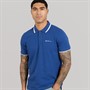 Ben Sherman Herren Zweifach Gekipptes Poloshirt Royal Blue