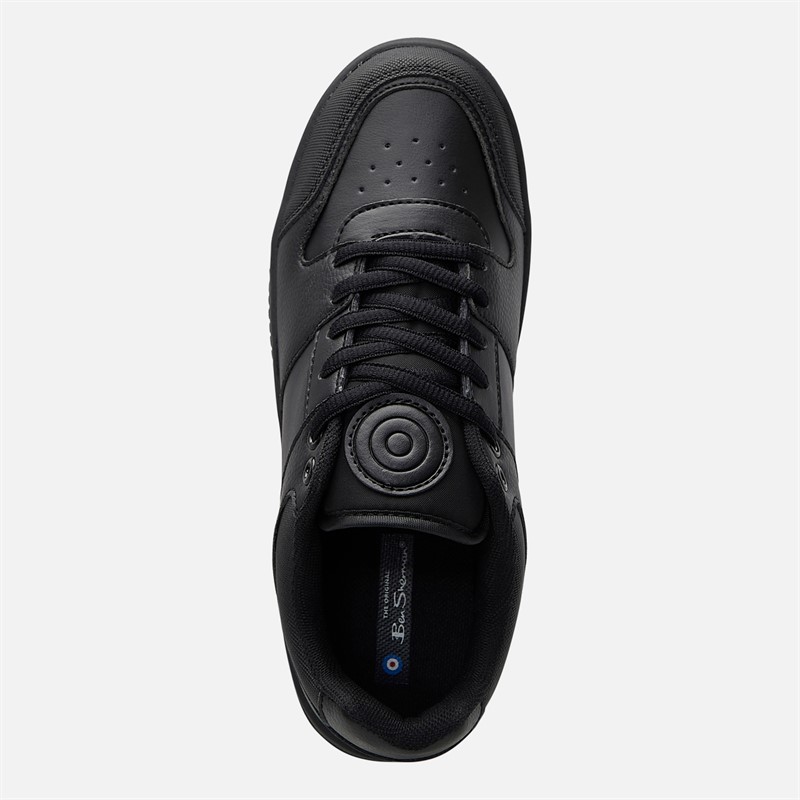 Ben Sherman Junior Boys Brooklyn Lace Trainers Black