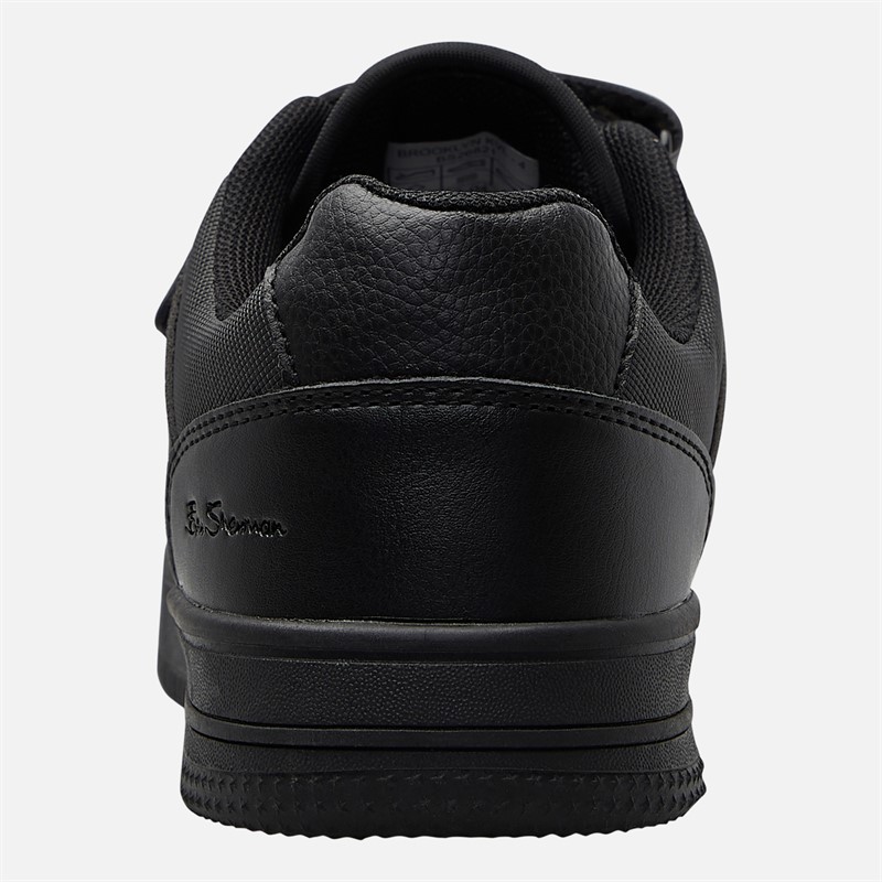 Ben Sherman Junior Boys Brooklyn Strap Trainers Black