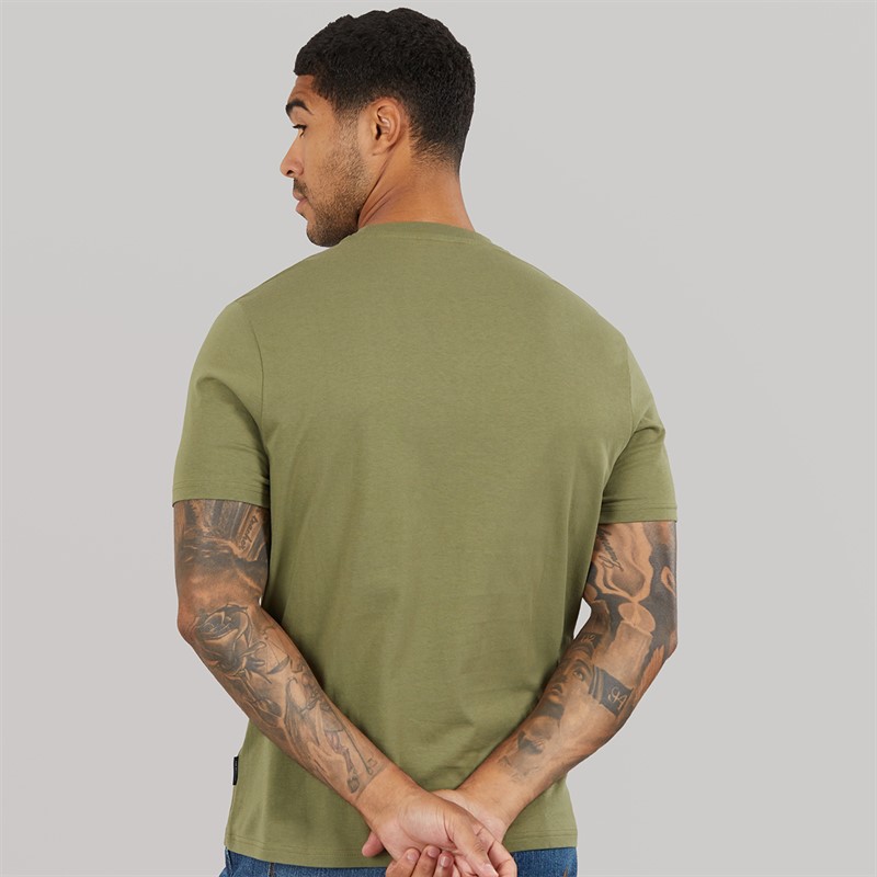 Ben Sherman Mens Geo Target T-Shirt Litchen Green