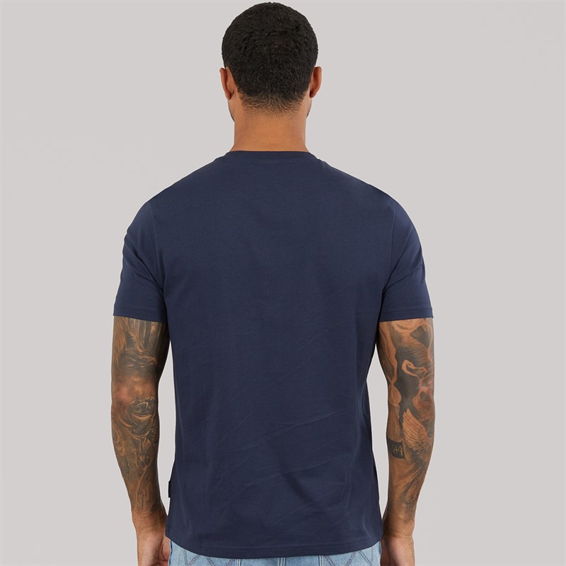 Ben Sherman Mens Brand Scooter T-Shirt Dark Navy