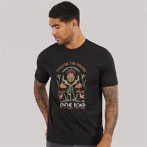 Ben Sherman Mens Festival T-Shirt Black