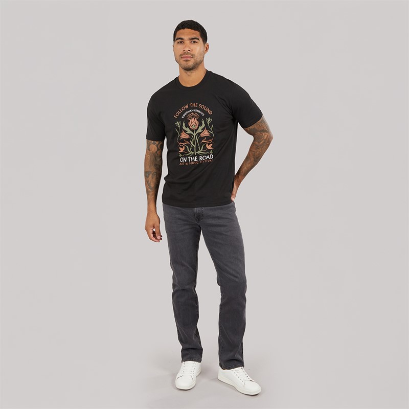 Ben Sherman Mens Festival T-Shirt Black