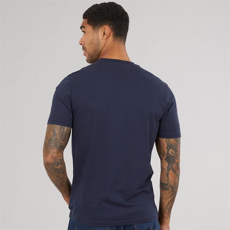 Ben Sherman Mens Core Stripe T-Shirt Dark Navy