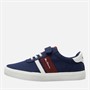 Ben Sherman Boys Dexter Velcro Canvas Trainers Navy