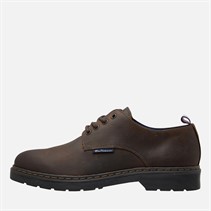 Ben Sherman Mens Dave Leather Shoes Dark Brown