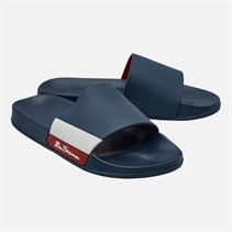 Ben Sherman Mens Towan Sliders Navy/White/Red