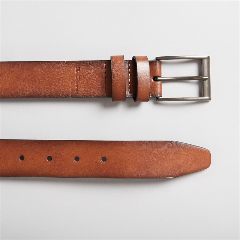 Ben Sherman Mens Gilbert Belt olate Choc